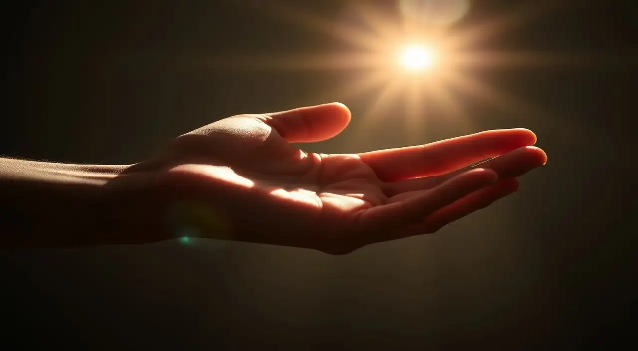 Brillo, sombra, vida, luz, apoyo, victoria