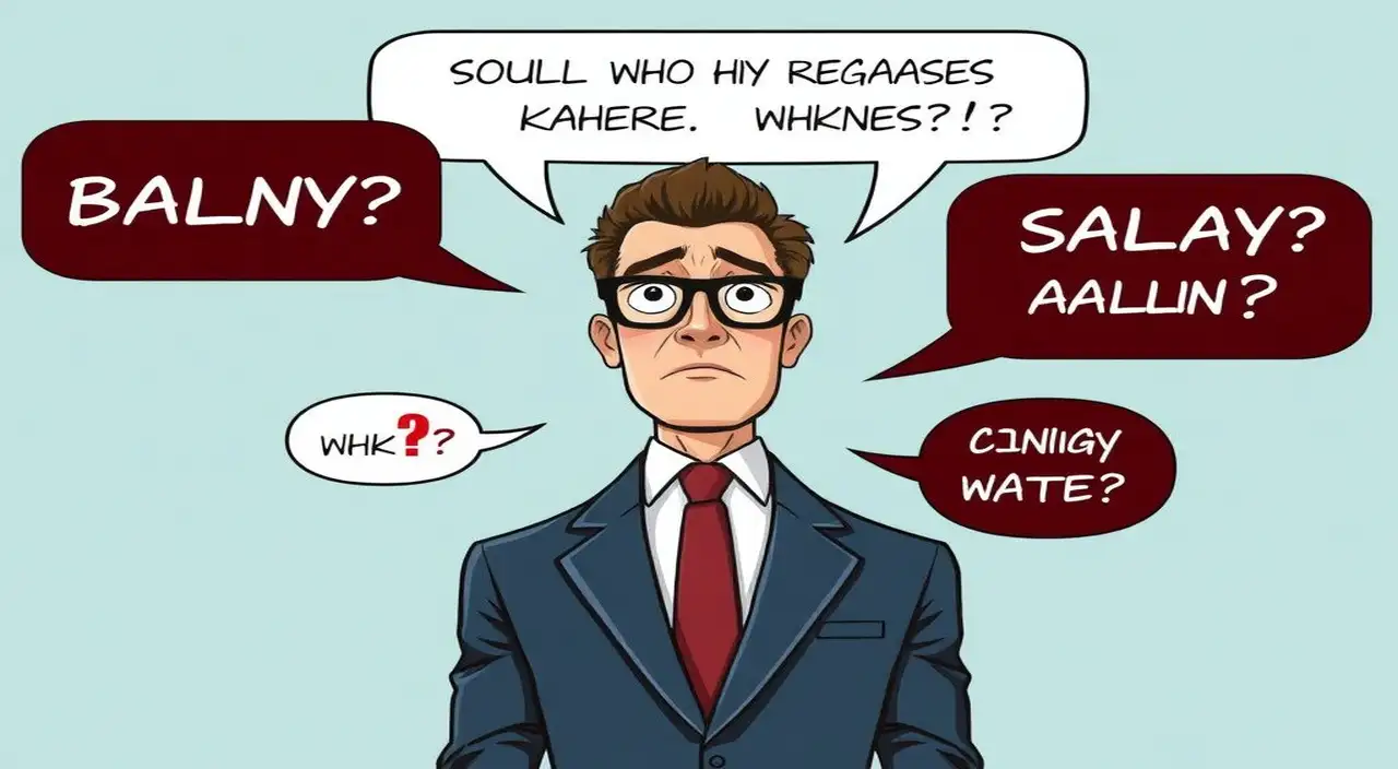 Negociación salarial confusa, estilo infográfico claro