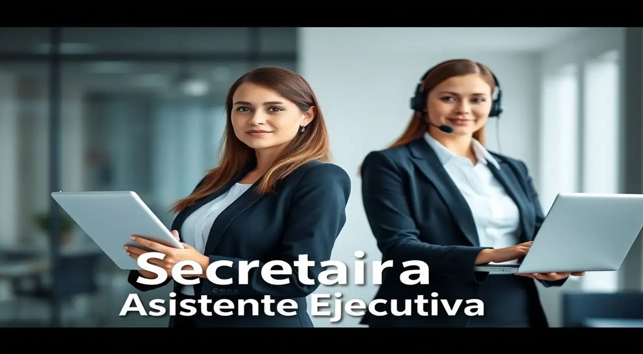 Secretaria y Asistente: profesionales en oficina moderna