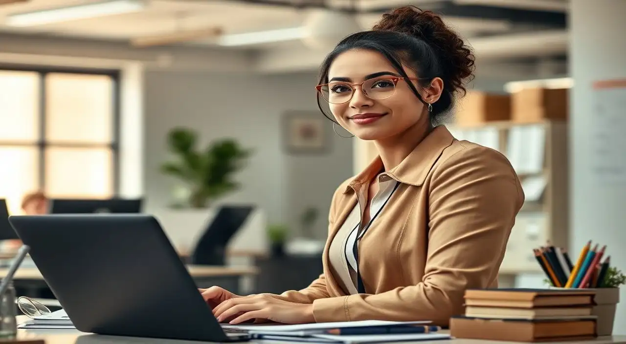 Asistente profesional: eficiencia y diseño moderno